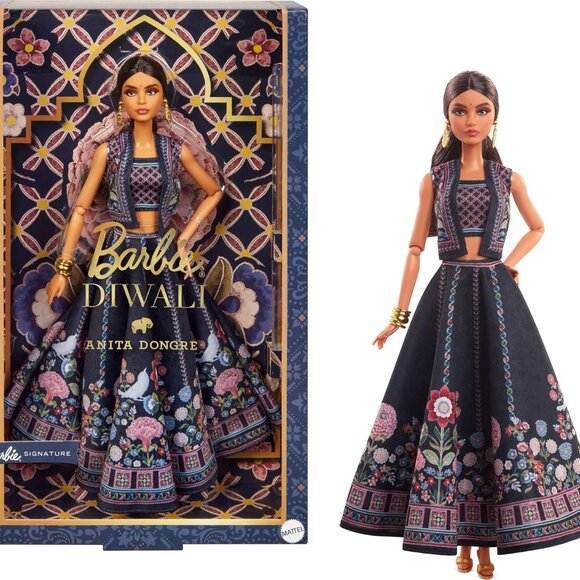 Barbie Diwali Doll by Anita Dongre Wearing Festival of Lights Look